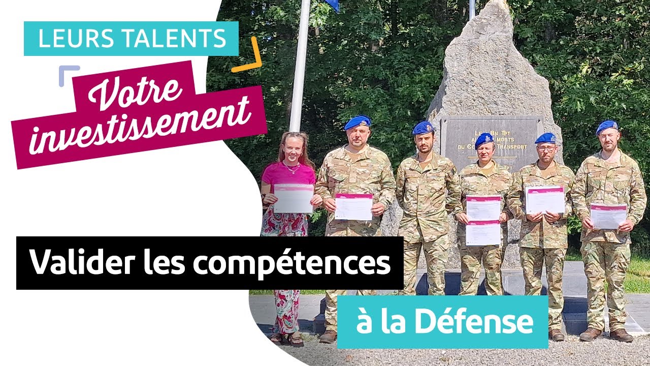 La validation des compétences à la Défense