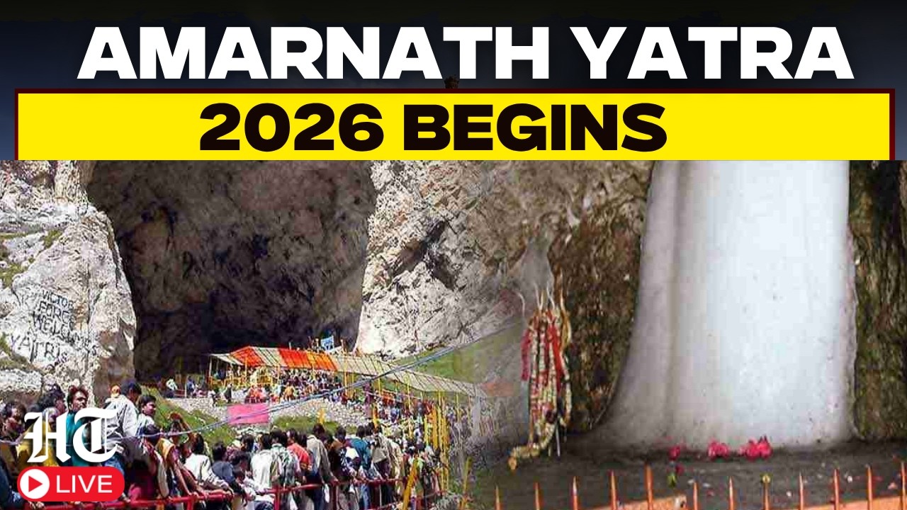 LIVE | Amarnath Yatra 2026 Begins with First Batch of Pilgrims Under Massive Security
