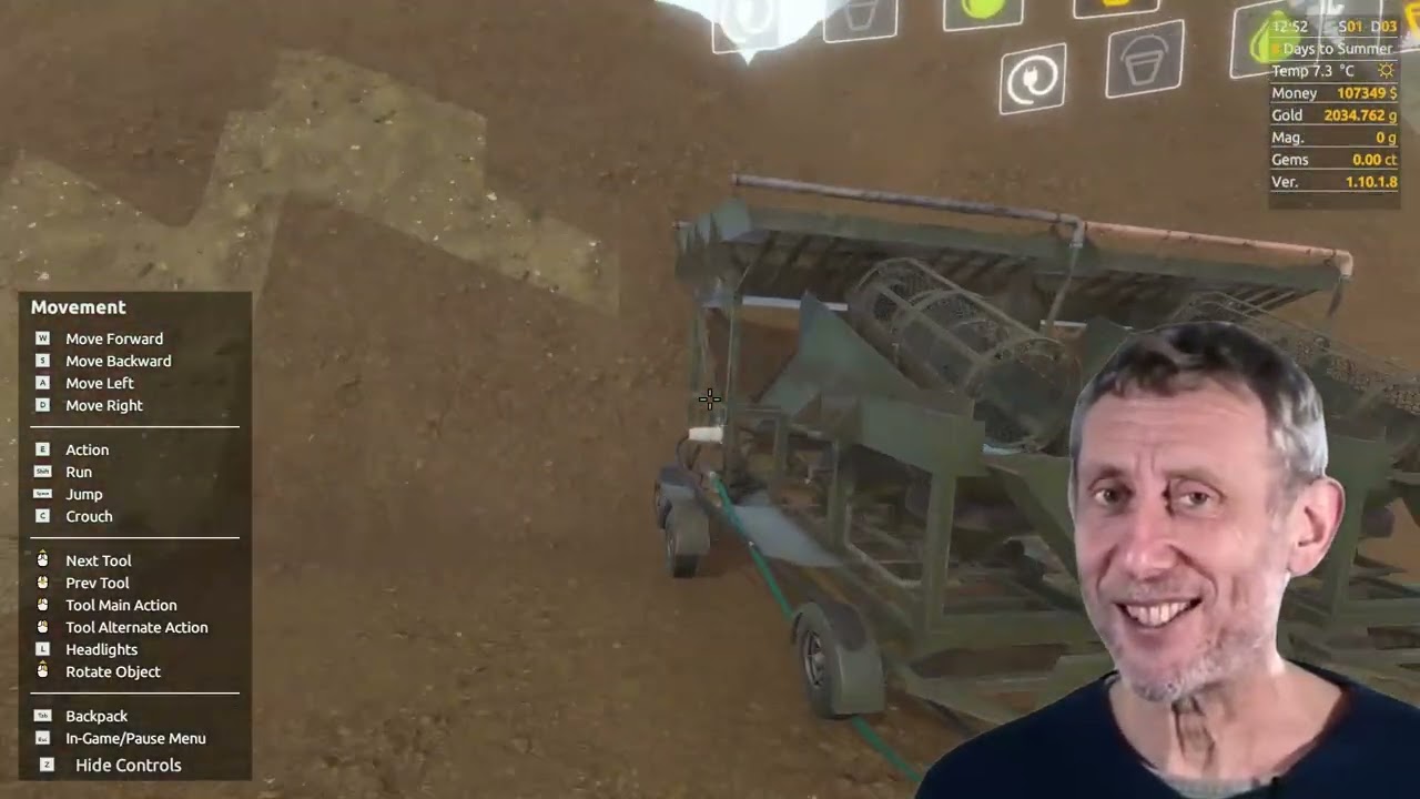 Gold Mining Simulator - Operando duas plantas de lavagem