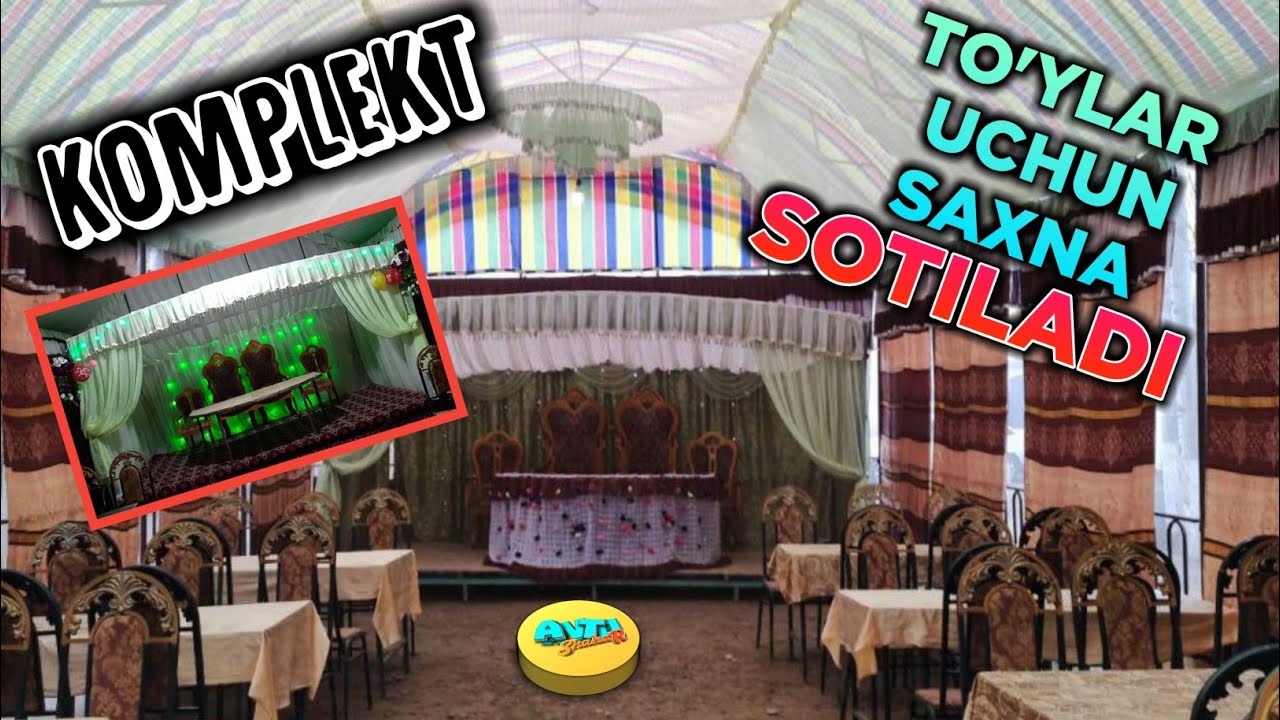 МАНА ЯНГИЛИК! ТЎЙХОНА (САХНА) СОТИЛАДИ! ХАММА ШАРОИТИ БОР! СТОЛ СТУЛ, ҚОЗОН ЎЧОҚ, ИДИШ ТОВОҚ, ТЕНТ