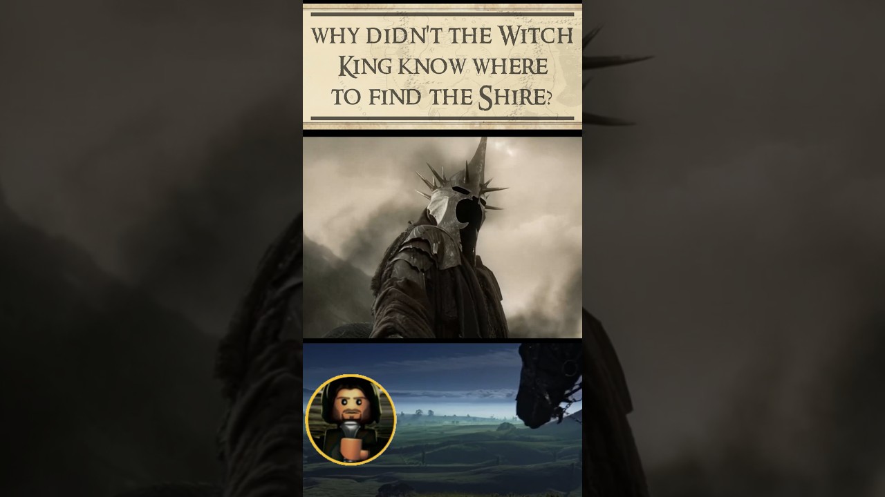 Why didn't the Witch King know where to find the Shire? 🤔 #lotr #lordoftherings #tolkien