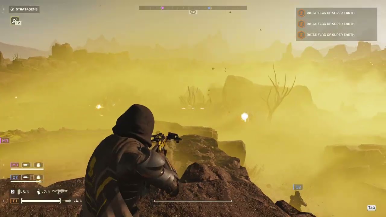 Helldivers 2 - Fire Tornaders on Grand Errant