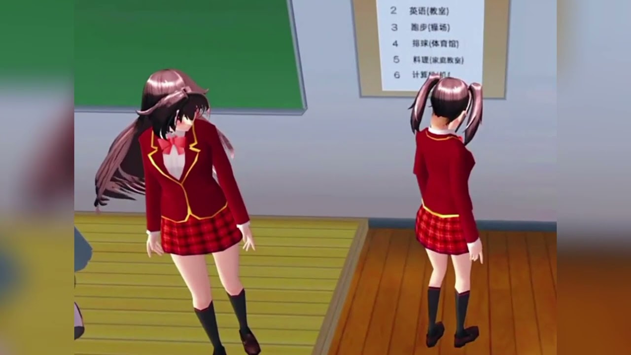 Sakura school simulator櫻花校園模擬器：头发可以变色的世界#sakuraschoolsimulator #櫻校 #櫻花校園 #櫻花校園模擬器