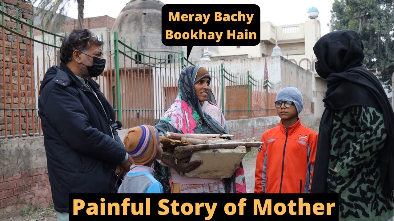Painful video of mother. Working hard to feed her children