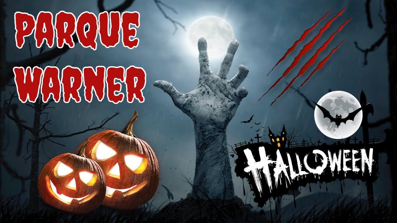 PARQUE WARNER 4K Halloween: Pasajes Terror, Monstruos, Espectáculos... | Madrid | España