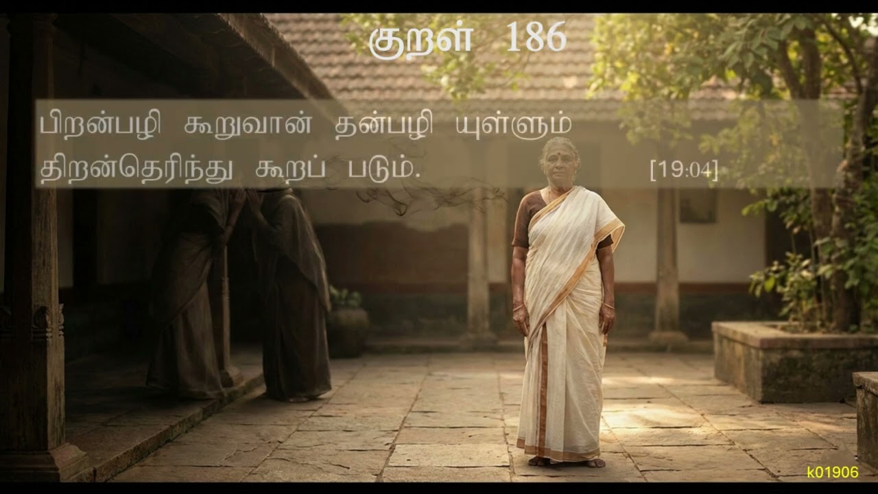 019S: புறங்கூறாமை  (பாடல் ) / Not Backbiting