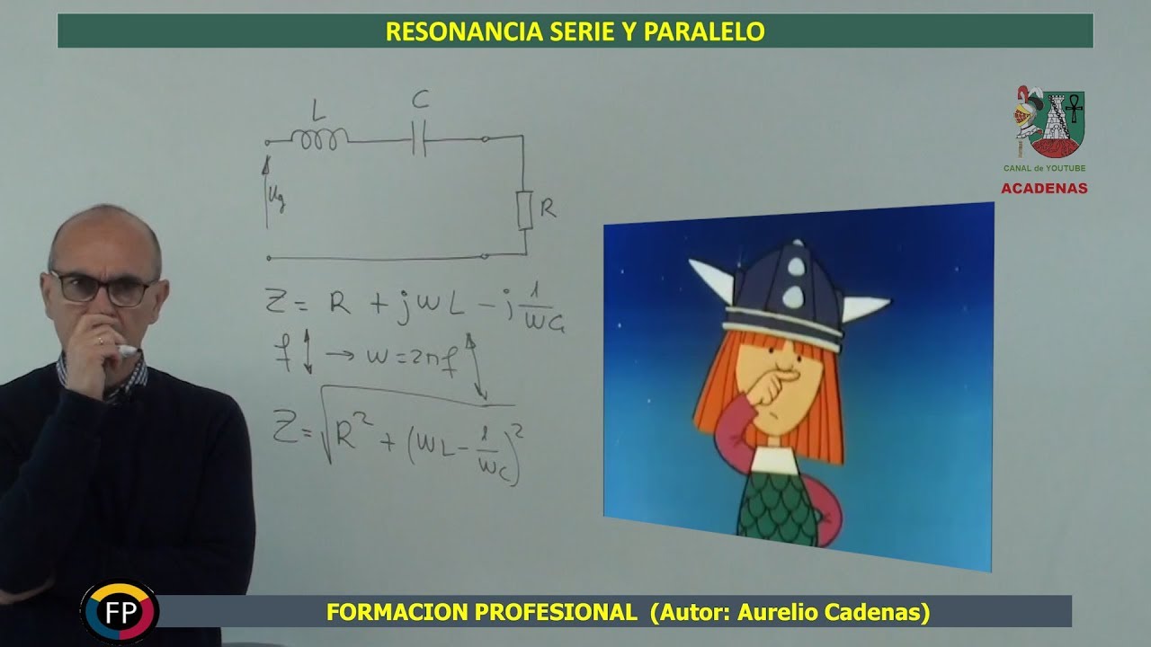 Analisis Resonancia serie y paralelo. Parte I. (Clase 28 curso electronica)