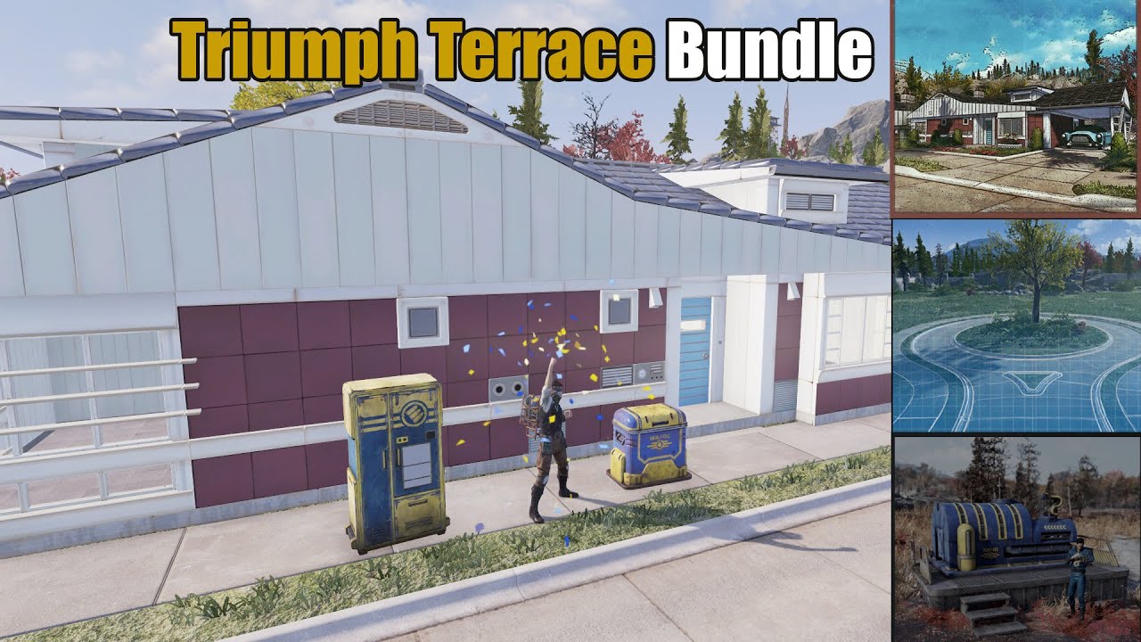 Triumph Terrace Bundle & Shelter - Fallout 76 Showcase