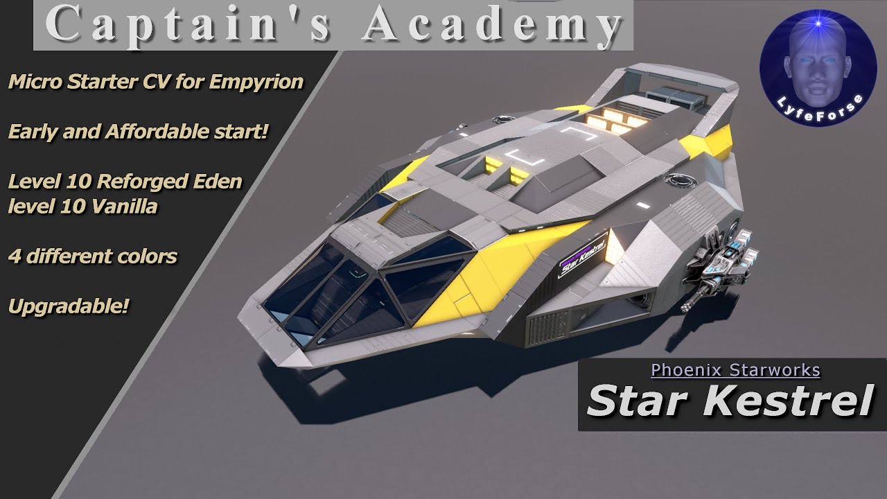 Captain's Academy - "Star Kestrel" Micro Starter CV for Empyrion Galactic Survival