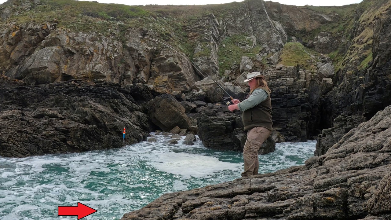 P&ecirc;che au flotteur dans les rochers !