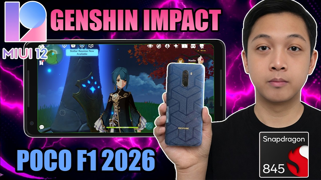 Poco F1 2026 MIUI Genshin Impact Test - Snapdragon 845