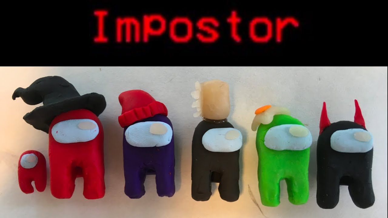 Making Among us Crewmates out of Clay