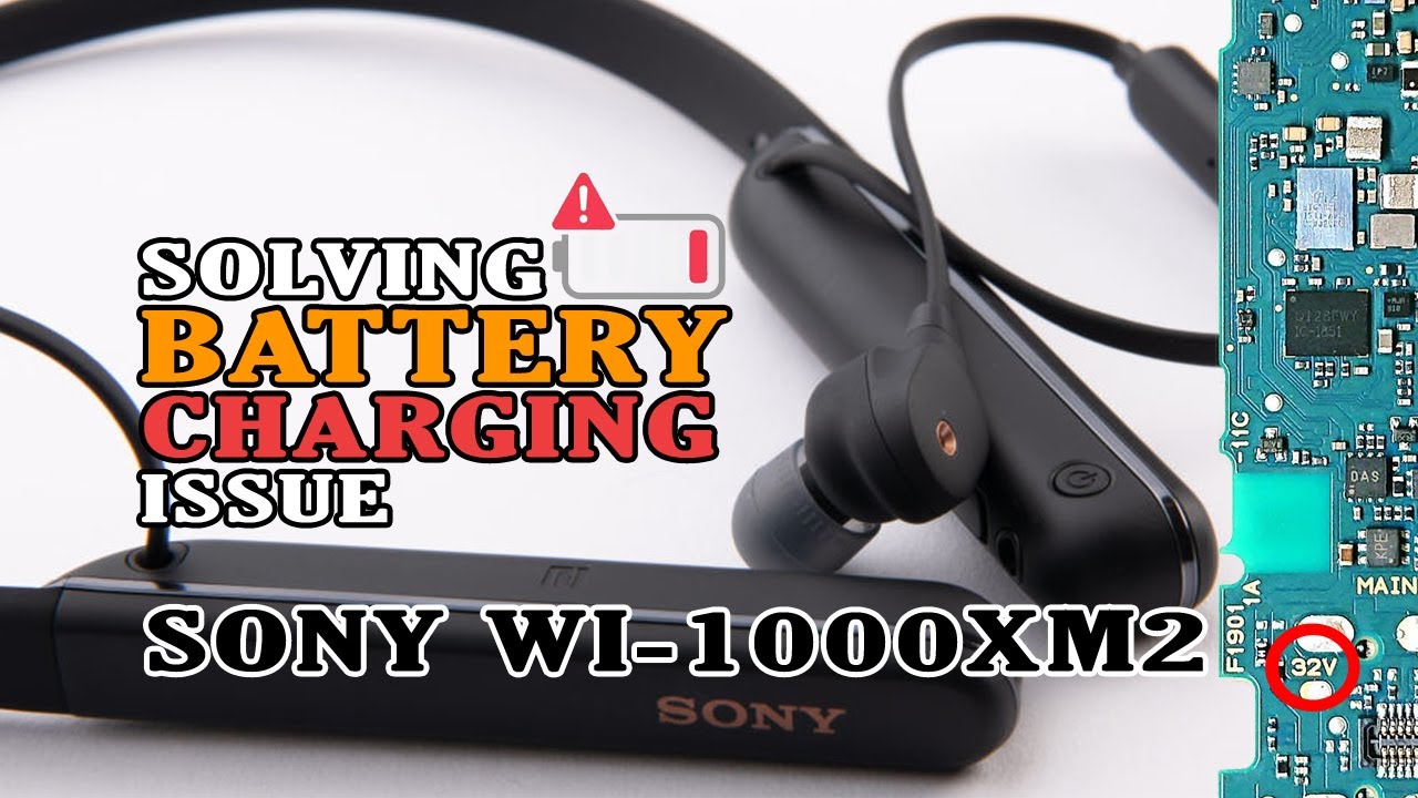 Sony WI-1000XM2 | How to dismantle & solve Not Charging Issue in just 7 Minutes!