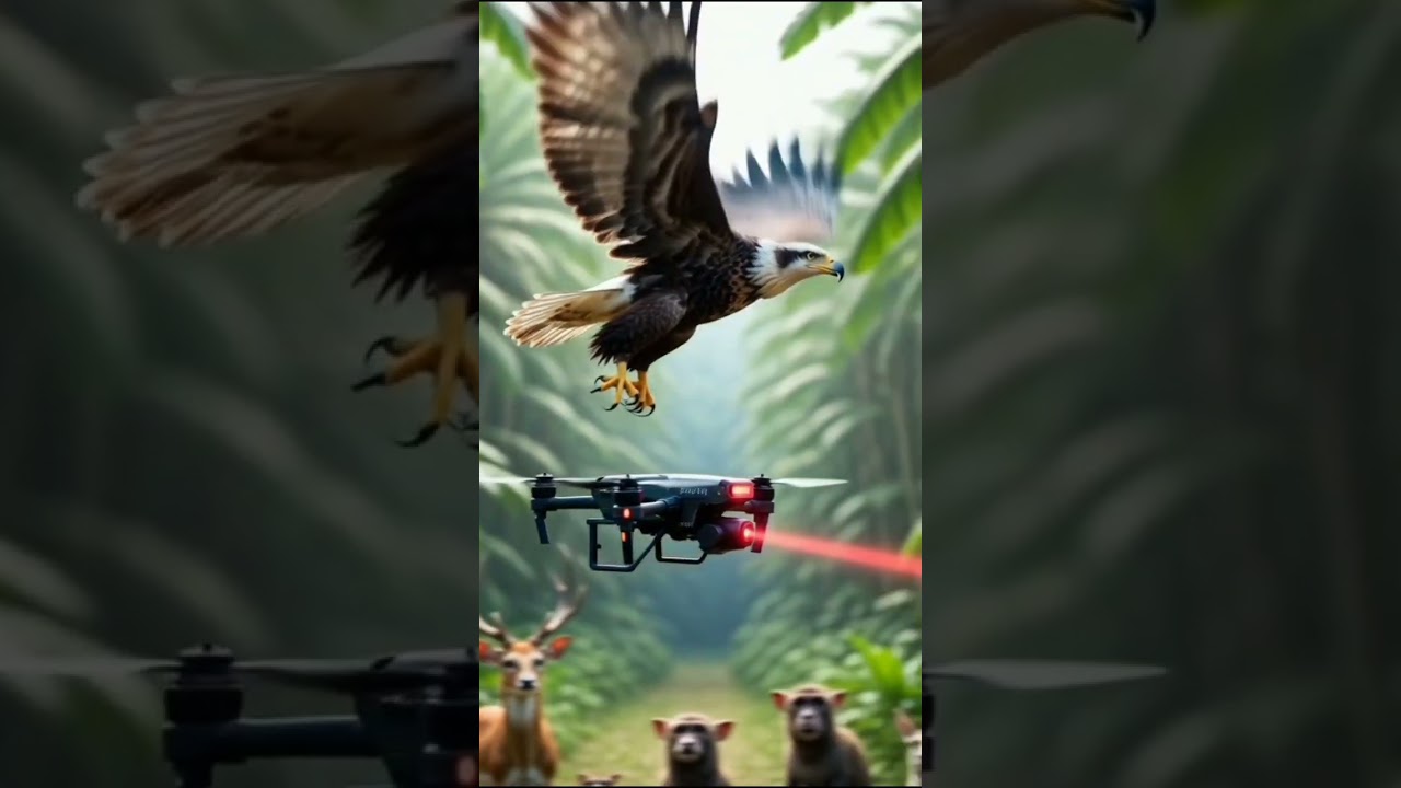 “Drone Eagle Sky Pilot 🦅🔥 Jungle Rescue Mission | AI Drone Saves Animals”