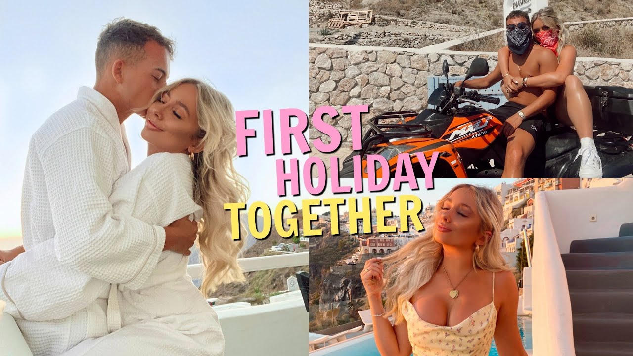 Holiday to Santorini with my boyfriend! 😻 Travel With Me!! | Saffron Barker