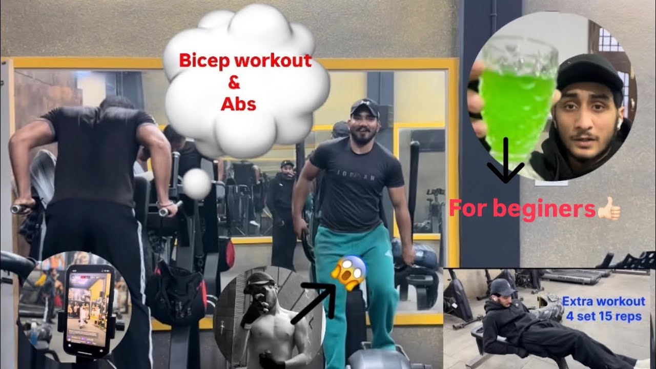 Bicep 💪 Workout 😱Protein ala smosaa😂