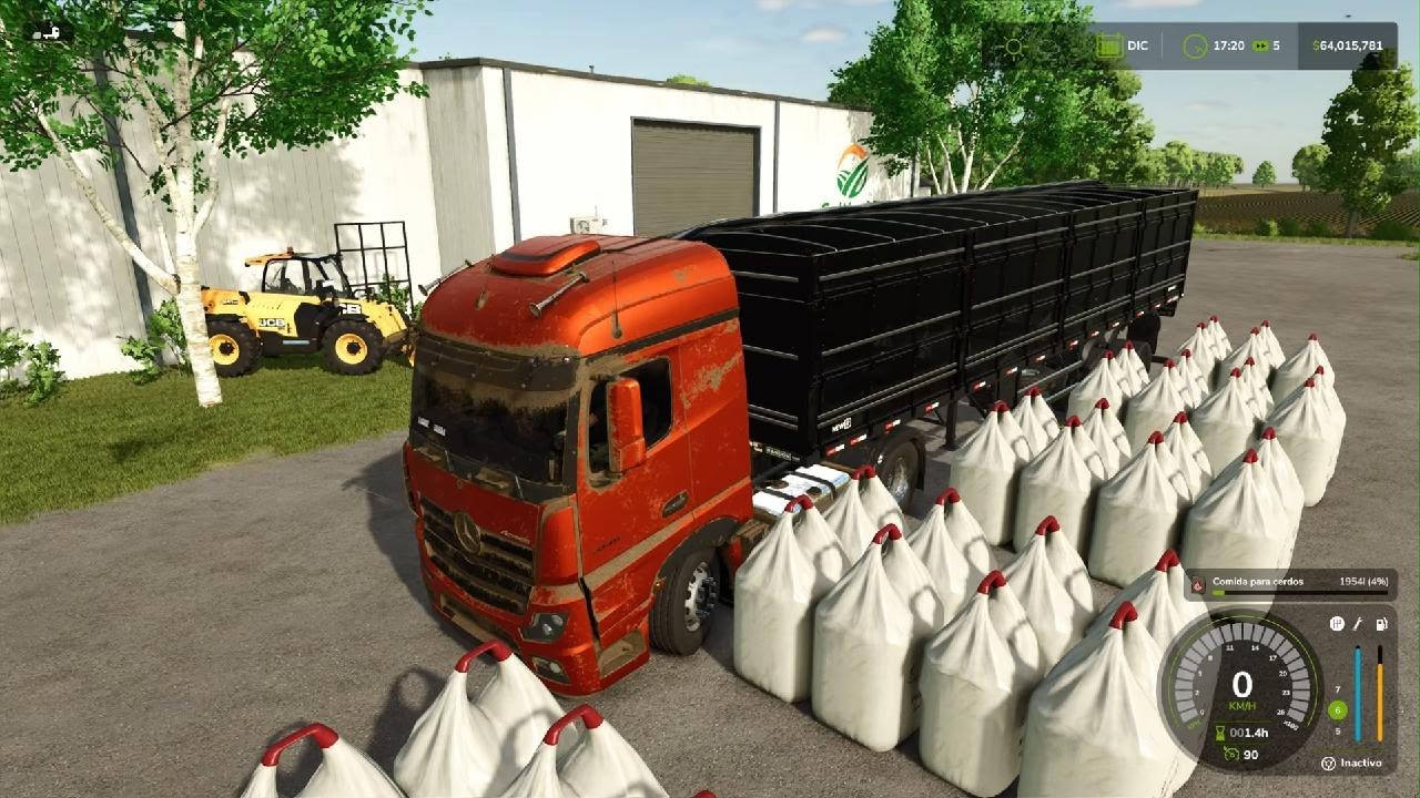 Fs25 en ps5 compramos alimento para los cerdos