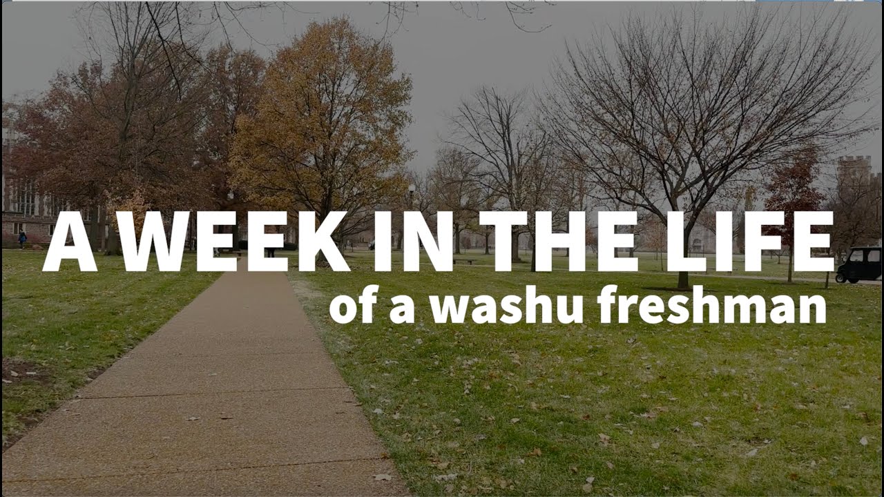 WEEK IN THE LIFE OF A COLLEGE STUDENT | washu freshman | last week of the semester