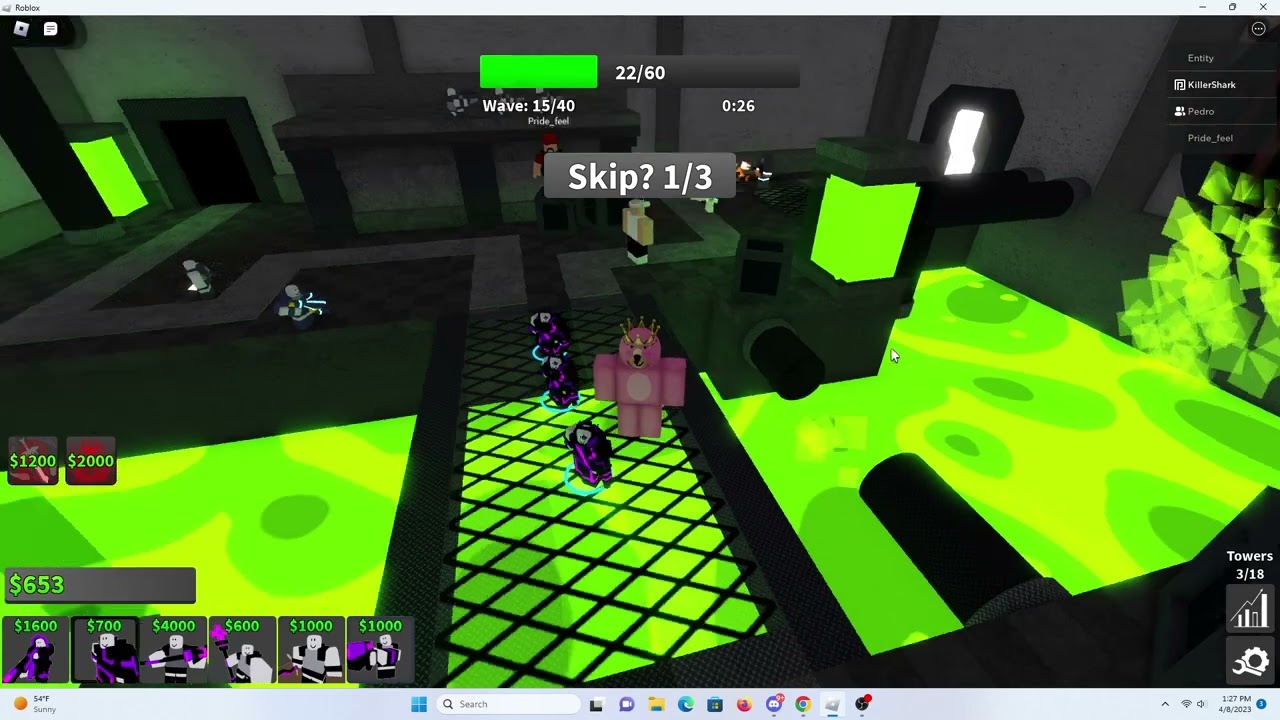 Completing TOXIC SEWERS on INSANE mode! | Roblox Critical Tower defense.