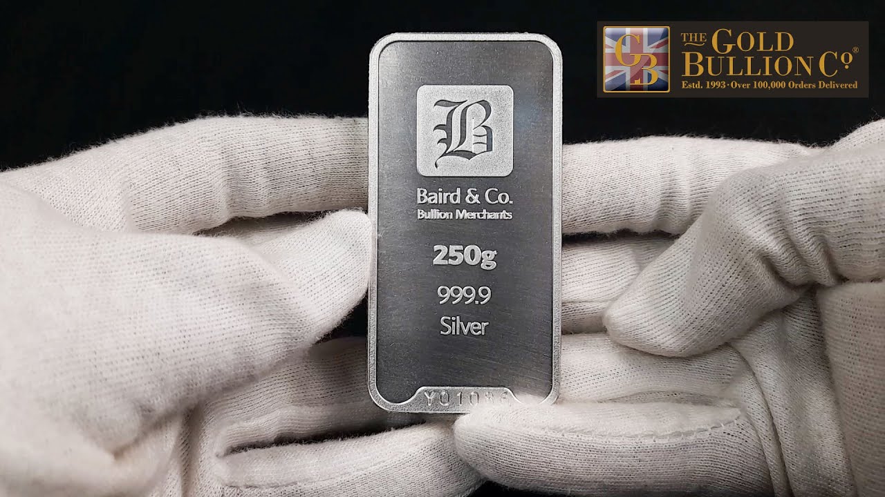 250g Baird Silver Minted Bar I Buy Now