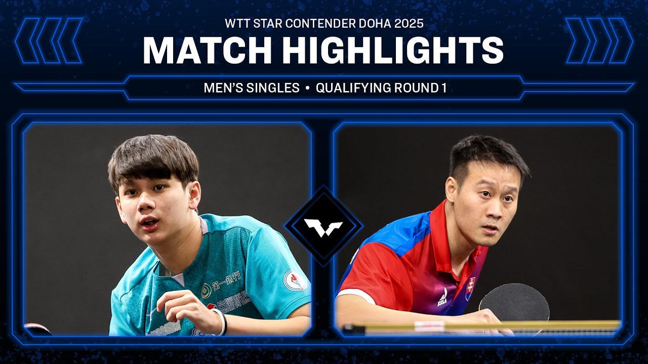 Hung Jing-Kai vs Wang Yang | MS QR 1 | WTT Star Contender Doha 2026