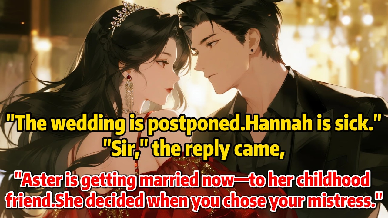 “The wedding is postponed.Hannah is sick.”“Sir,” the reply came,“Aster is getting married now—to...