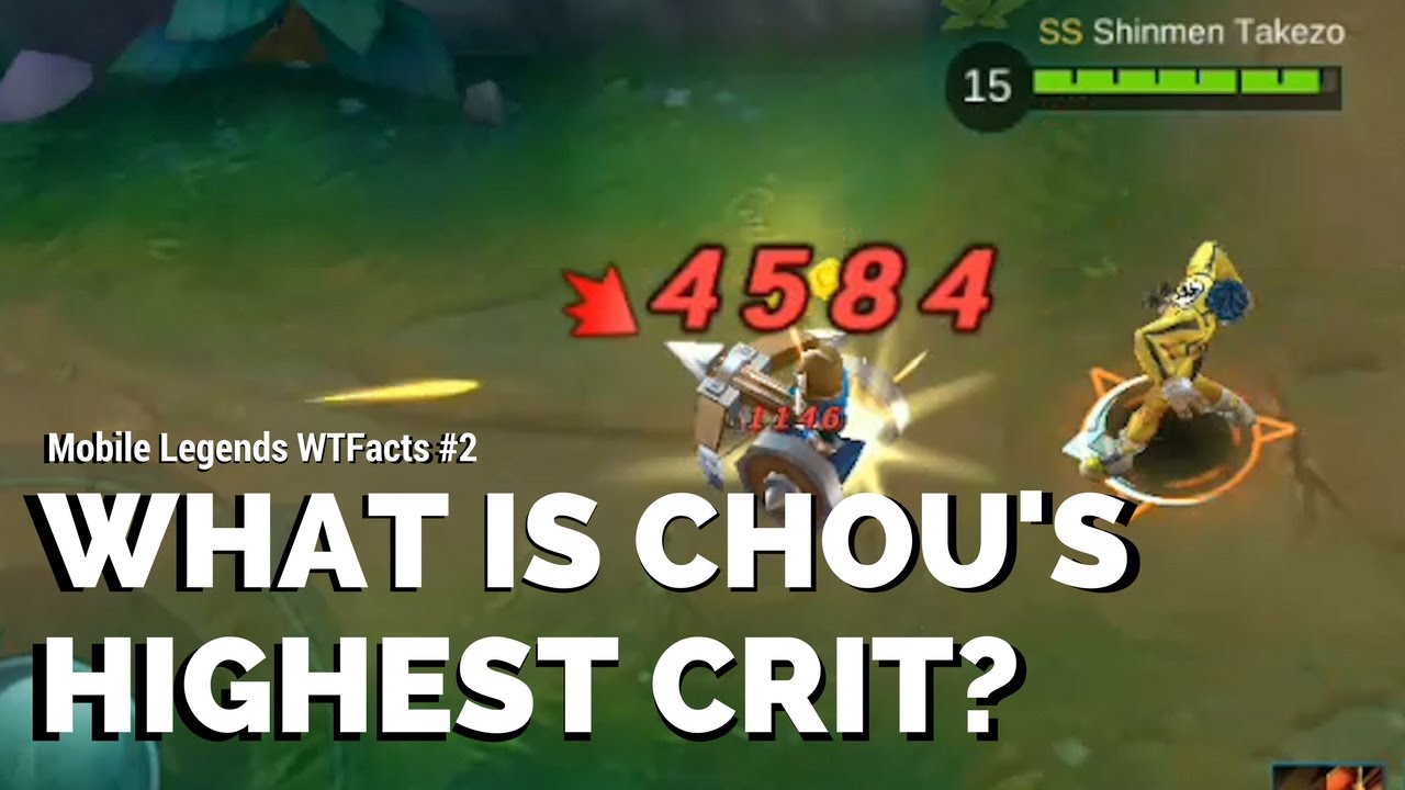 CHOU HIGHEST CRIT DAMAGE | WTFacts #2 | Mobile Legends