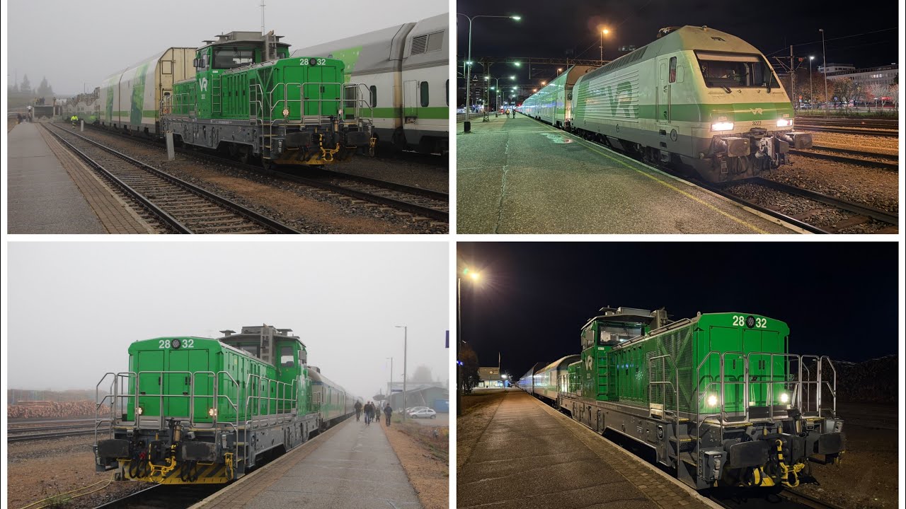 Trains in the Arctic Circle - 14th October 2025 at Kolari & Oulu
