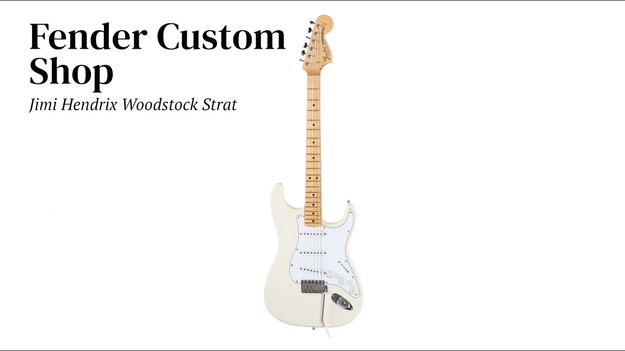 Hendrix Woodstock Fender Custom Shop Strat, 4 of 4 Ever Made