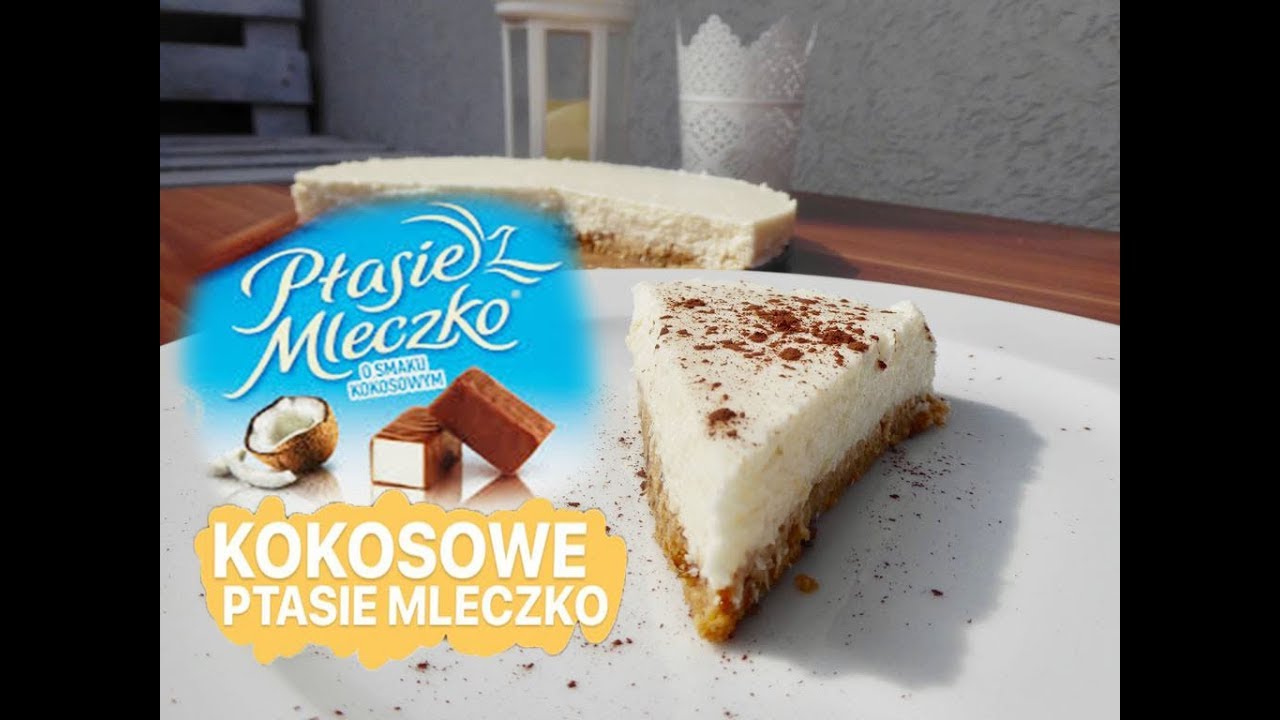 FIT KOKOSOWE PTASIE MLECZKO | SZYBKIE CIASTO BEZ PIECZENIA