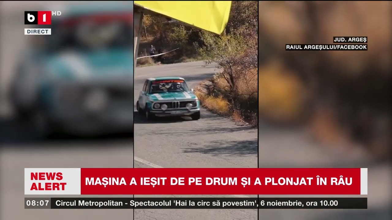 ACCIDENT SPECTACULOS LA RALIUL ARGEȘULUI_Știri B1TV_2 nov. 2025
