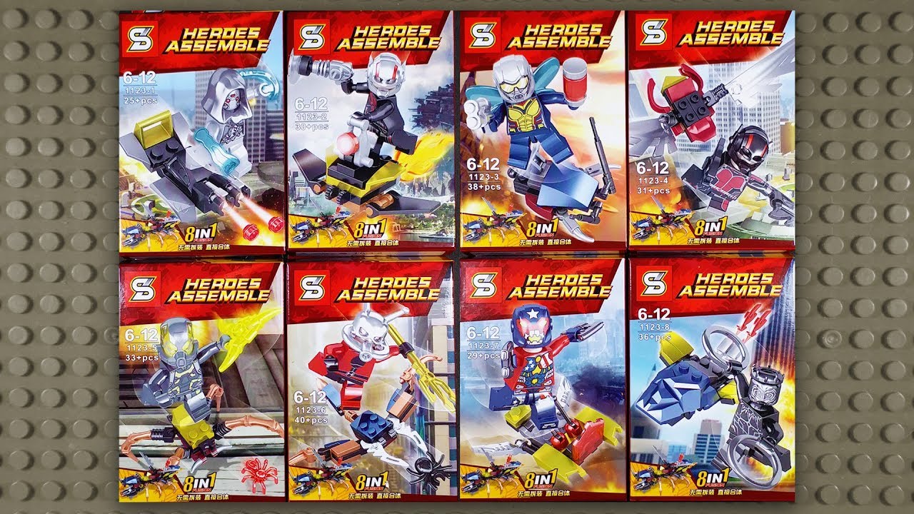 LEGO Ant-Man and the Wasp Minifigures (knock-off) Sheng Yuan  SY1123