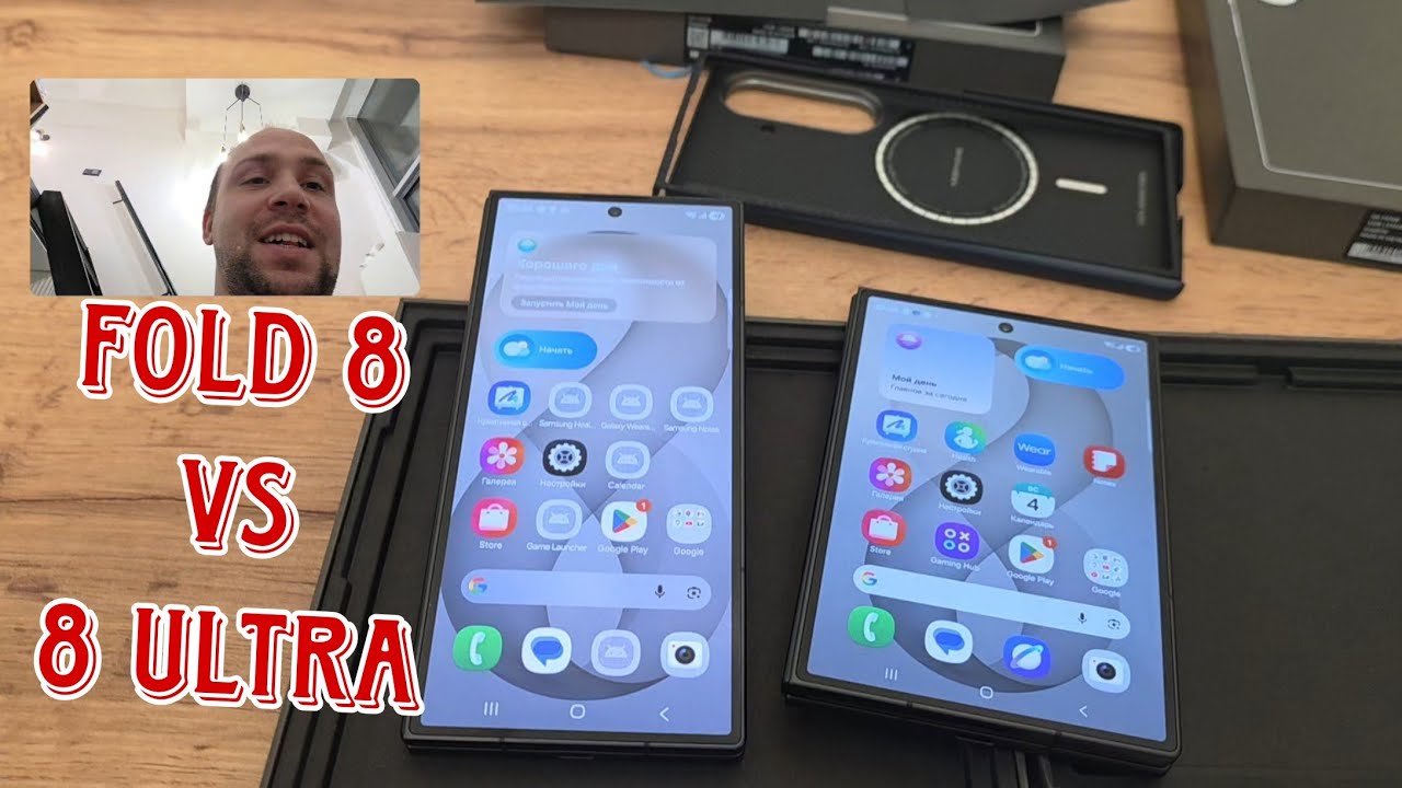 Samsung galaxy fold 8 vs 8 ultra обзор и сравнение внешнего экрана 