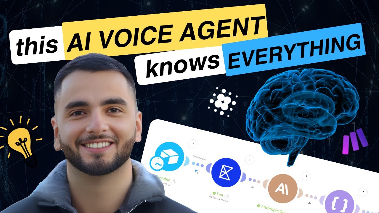 This AI Voice Agent Researches Your Prospect Before Calling Them - Retell AI + Make.com