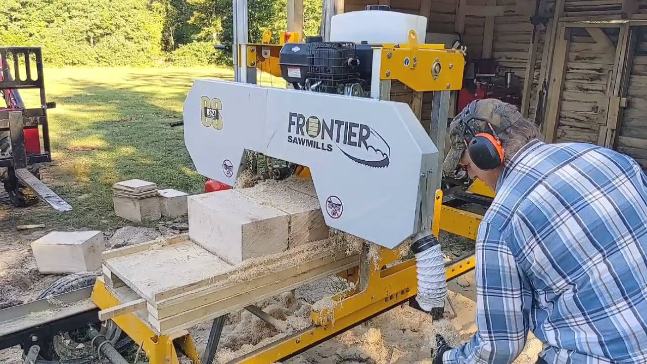 Shingle Jig on the Frontier OS27 Sawmill