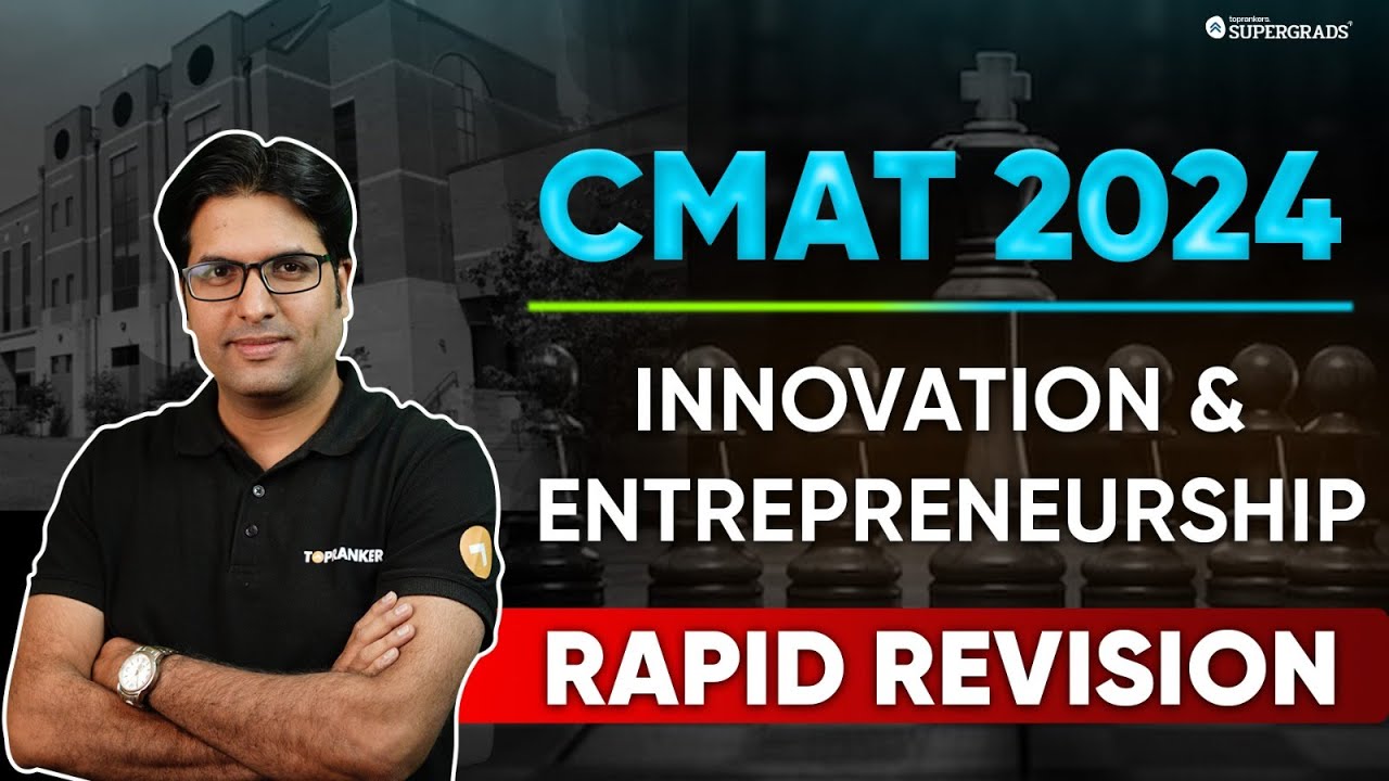 CMAT 2024 | Innovation & Entrepreneurship Most Important Questions | CMAT 2024 Exam Preparation