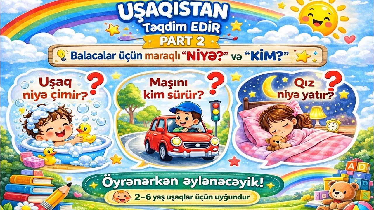 Balacalar üçün məntiq vaxtı! Part 2 | UŞAQISTAN |Usaq quiz