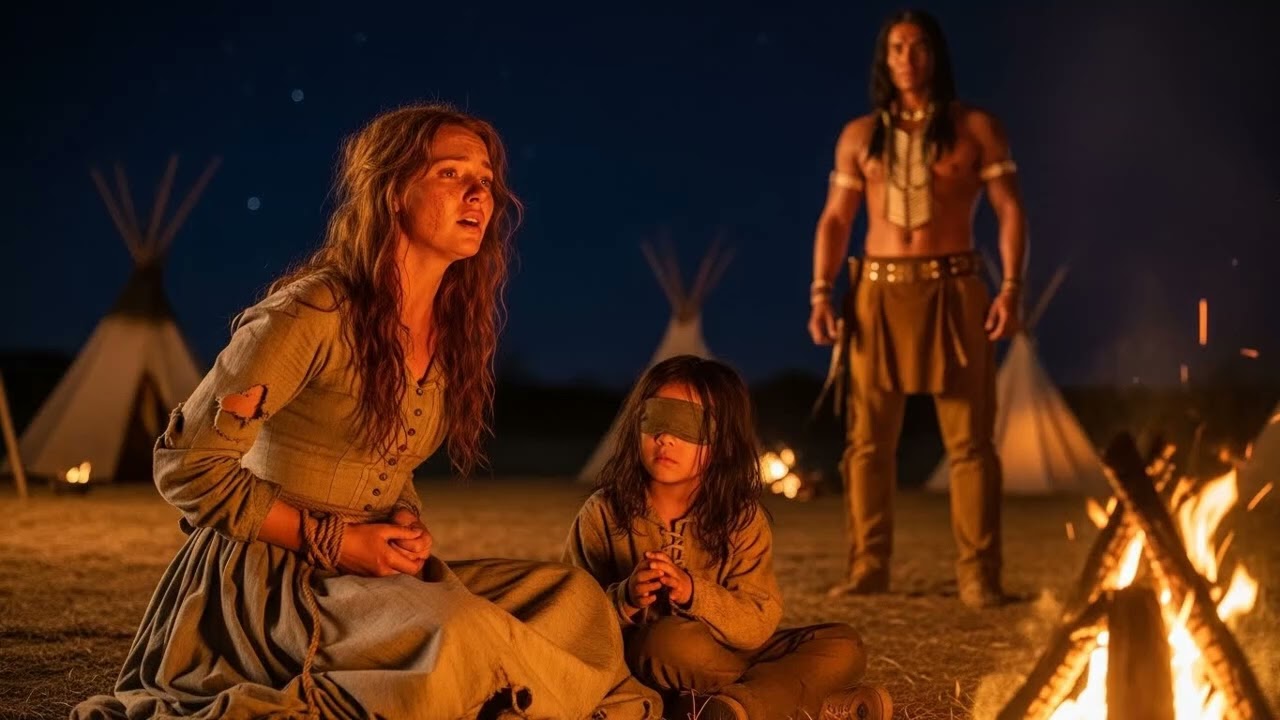 COMANCHE CATCHES CAPTURED WHITE WOMAN SINGING TO HIS BLIND SON BY FIRELIGHT… WHAT HE DID SHOCKED