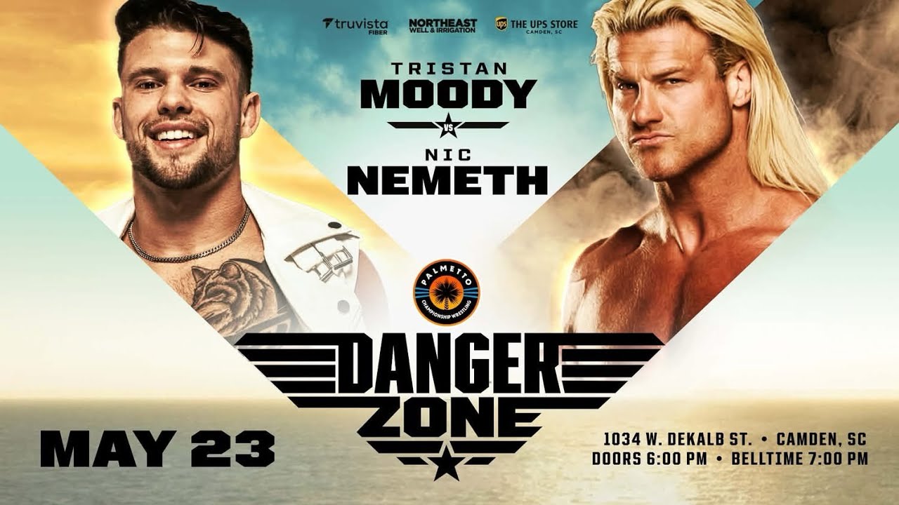 Nic Nemeth vs Tristan Moody: Palmetto Championship Wrestling Danger Zone 5/23/26 