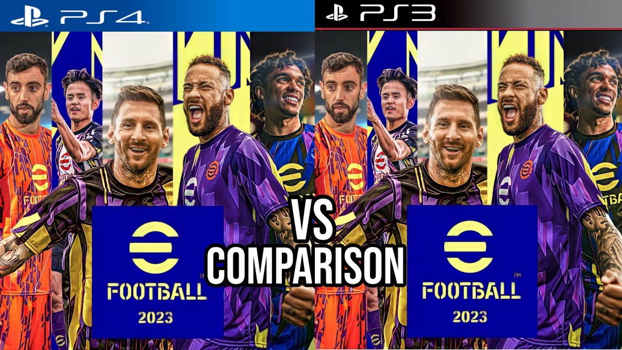 eFootball 2023 PS4 Vs PS3
