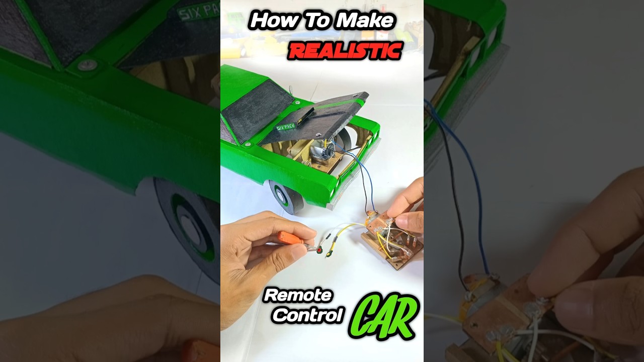 How To Make Realistic R/C Car #diy  #howtomake  #rccar  #howtomakerccar
