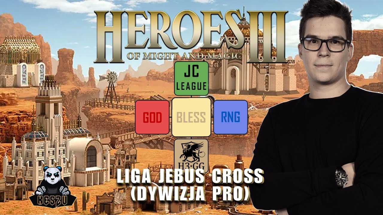 🐎 Heroes 3 - Liga Jebus Cross (Dywizja Pro) - kesZu vs Tyranuxus | !steelseries