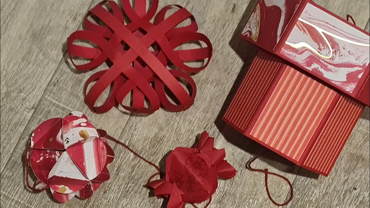 🔴LIVE creating some CHINESE NEW YEAR decorations with CARD and PAPER  #artfulstampin