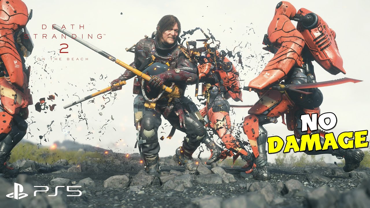 INSANE No Damage Fight in Death Stranding 2 (PS5 Brutal Combat)