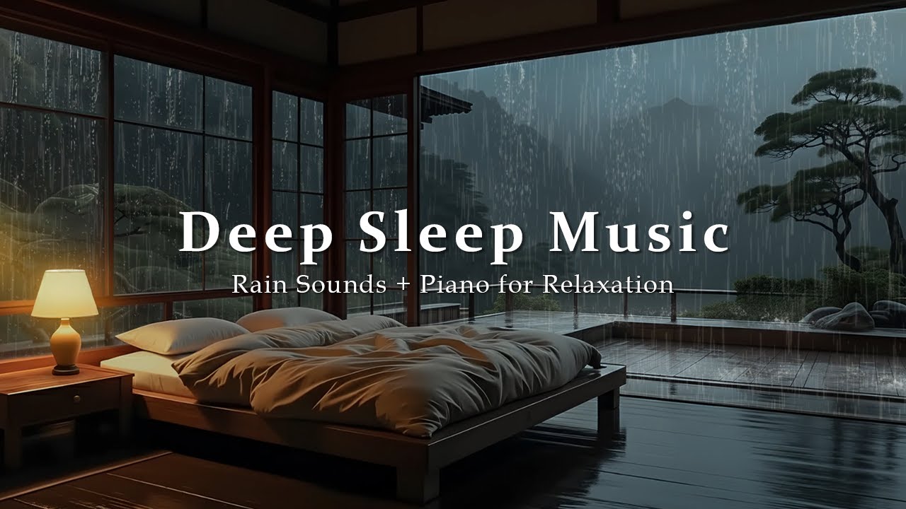 FALL INTO SLEEP INSTANTLY - Relaxing Sleep Music + Insomnia | Rain Sounds for Stress Relief, Anxiety