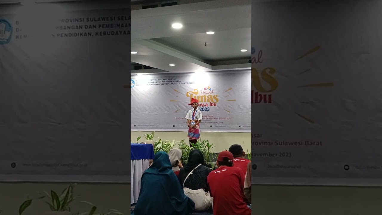 Juara Komedi Tunggal Bahasa Makassar II FTBI Prov. Sulselbar 2023