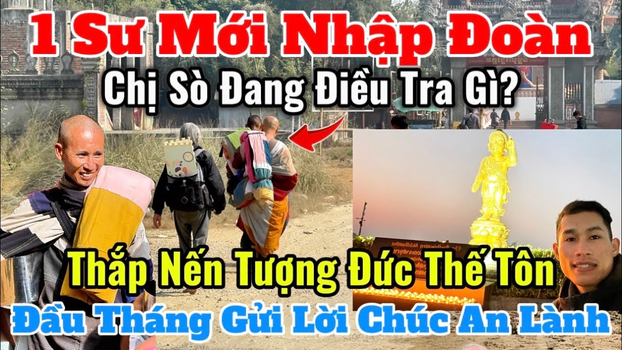 1 Sư Mới Nhập Đoàn | Chị Sò Điều Tra Gì? | Đốt Nết Tại Tượng Đức Phật Gửi Lời Chúc Đầu Tháng An Lành