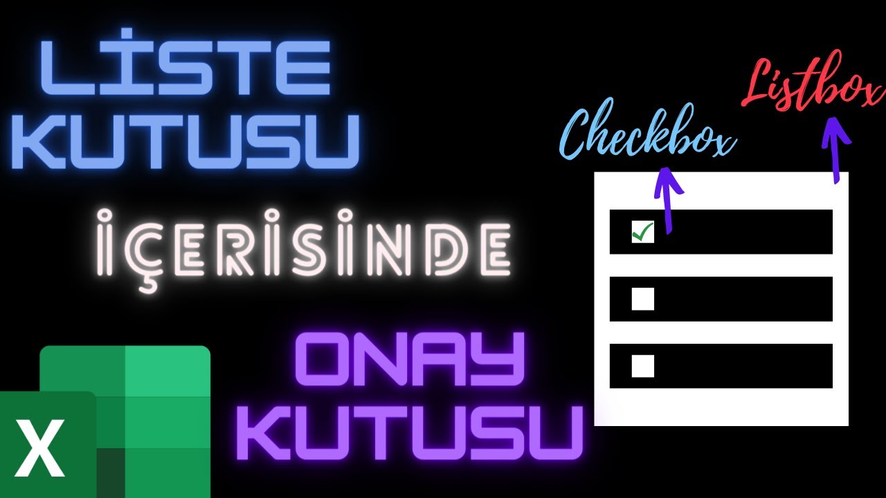 LİSTBOX İÇİN KARTLAR YENİDEN DAĞITILDI | Excel Userform Liste Kutusu İçerisinde Onay Kutusu