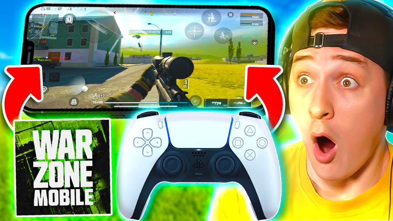 Using CONTROLLER on WARZONE MOBILE (IT WORKS) 🔥