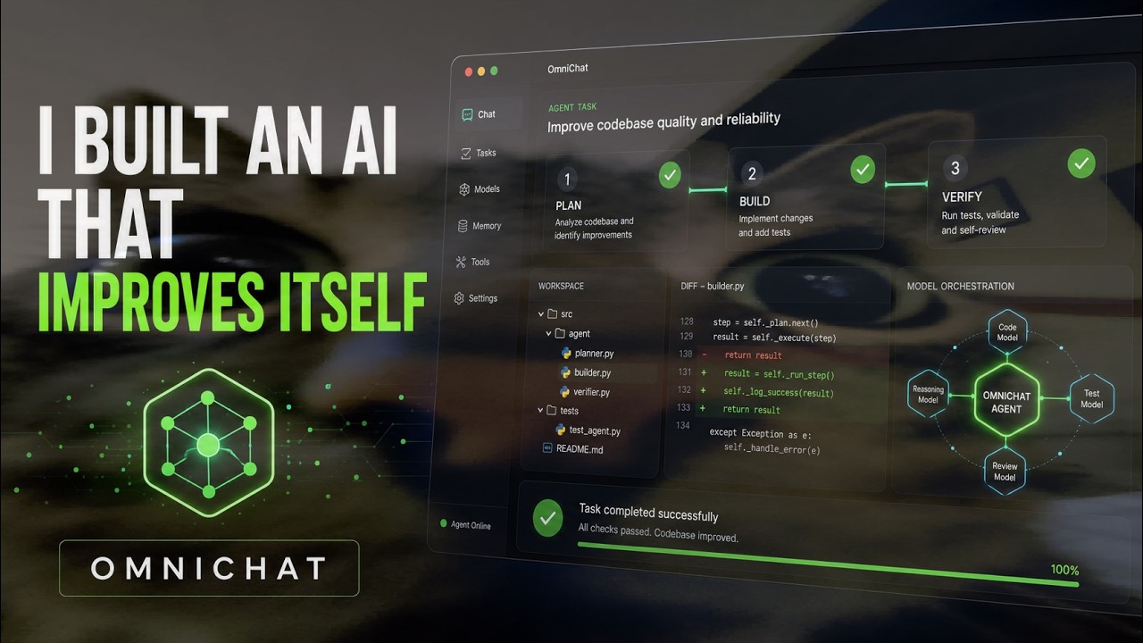 OmniChat - Self modifying AI agent